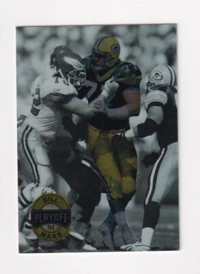 1994 Playoff Football # 189 Bill Maas - Image 1 of 2