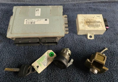 BMW Mini Cooper 2006 interruptor de encendido y juego de llaves ECU DME automático aire acondicionado leer Foto 1 de 4