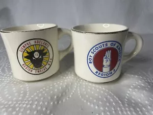2er Set Vintage Pfadfinder Kaffeetassen Tassen BSA 70er REGION 3 REGION 12 - Bild 1 von 5