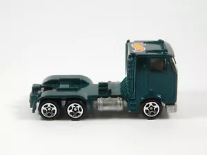 Vintage 1986 Hot Wheels Green Semi Cab Truck - Picture 1 of 5