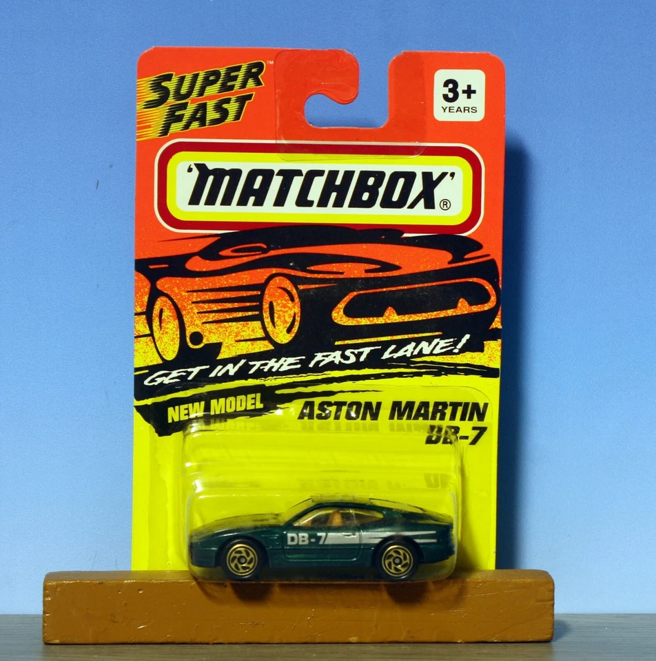 MATCHBOX SUPERFAST - #59 - GREEN - ASTON MARTIN DB7 - MINT ON CARD 1993🔥  - Image 1 of 1