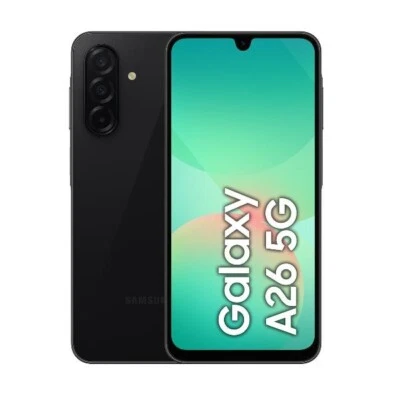 SAMSUNG GALAXY A26 5G 6GB RAM 128GB DUAL SIM BLACK 6,7'' 50MPX ITALIA NO BRAND - Immagine 1 di 4