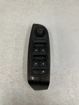 Interruptor de ventana de control maestro del lado del conductor Chevrolet Malibu 13-16 OEM grano de madera Foto 1 de 4