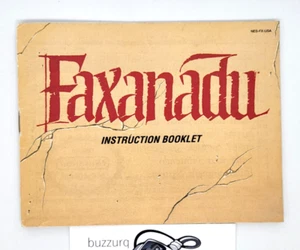 Faxanadu Nintendo NES Instruction Booklet Manual Notice NES-FX-USA - Picture 1 of 4