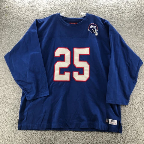 New York Giants Sweater Mens 3XL Reebok Pullover Football NFL Sweatshirt #25 Cover