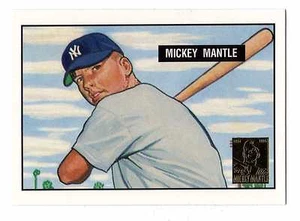Topps Mickey Mantle 1996 reimpresión #01 New York Yankees HBV $6 inserción #1 - Imagen 1 de 1