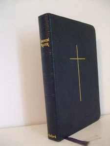 1952 Black Leather Book of Common Prayer. Oxford University Press. Suter Certif. - Picture 1 of 8