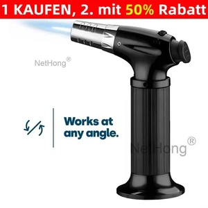 Gasbrenner Lötbrenner Bunsenbrenner Lötlampe Aufsatz mit Piezozündung SturmFlamm - Bild 1 von 7