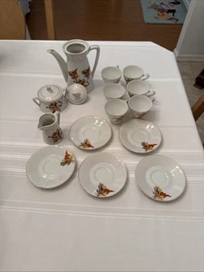 Japanisches Kaffee Servier Set, ca. 1930’er bis Anfang 1950’er Jahre - Bild 1 von 5
