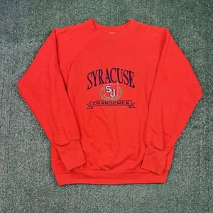 Vintage 1980s Syracuse Orangemen Sweater Size Large (See Measurements) Logo 7 - Picture 1 of 7