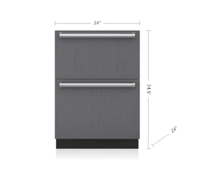 Nuevo Refrigerador Inteligente Sub-Zero ID-24R 24" Integrado Doble Cajón-Listo para Panel Foto 1 de 4
