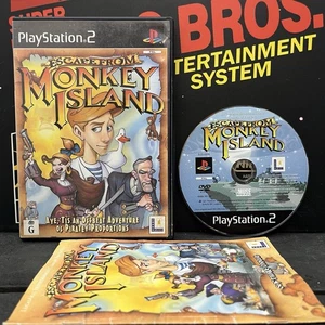 Escape From Monkey Island W.Manual Playstation 2 PS2 PAL TESTED FREE POSTAGE - Picture 1 of 12