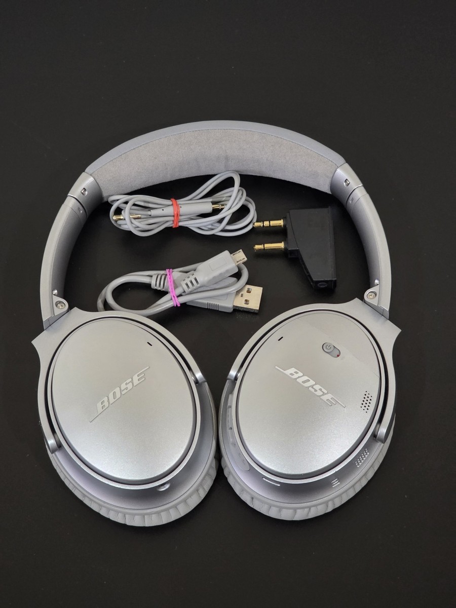 Silver Bose QuietComfort 35 Headphones for sale | eBay Silver Bose QuietComfort 35 Headphones for sale | eBay