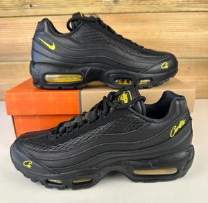 Nike X Corteiz CRTZ Air Max 95 Honey Black UK 8.5 EU 43 With Tote Brand New - Picture 1 of 19