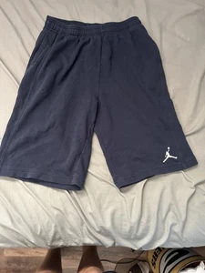 Air Jordan's Basketball Shorts Blue Mesh Youth Size XL 13-15 - Picture 1 of 4