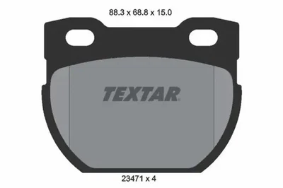 Pastillas de freno 2347101 TEXTAR para LAND ROVER DEFENDER Station Wagon - Imagen 1 de 4