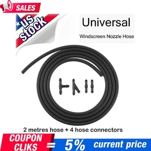 Washer Nozzle Spray Pump Hose Front & Rear Windshield Wiper Tube Headlight ※ - Bild 1 von 12