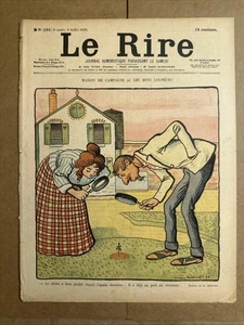 Le Rire Journal Humoristique French Magazine July 9, 1898 - Picture 1 of 4