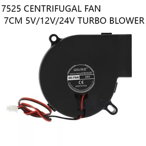 Centrifugal Fan 7cm 5V/12V/24V Turbo Blower for Humidifiers and Cooling 7525 - Picture 1 of 7