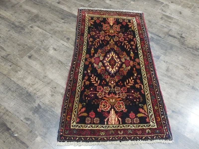 Alfombra turca vintage geométrica de Anatolia, alfombra turca hecha en el pueblo 2x3,10 Foto 1 de 4