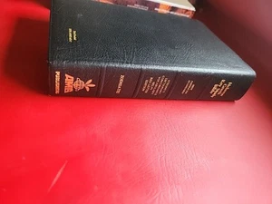 Hebrew Greek Key Word Study Bible NASB Red Letter Indexed Edition Leather AMG - Picture 1 of 13