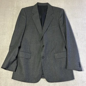 Blazer Henry Grethel Gris Lana Para Hombre 40R 2 Botones Abrigo Deportivo Hecho en Columbia - Imagen 1 de 24