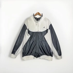 Nike Air Jordan XI Retro Tejido Cremallera Completa Chaqueta Gris Fresco 11 Gris XXL Dri Fit - Imagen 1 de 13