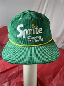 Sprite Cord SnapBack grün gelb Cap. „Eindeutig das Beste!“ Retro Coca-Cola - Bild 1 von 13