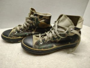 Converse All Stars Kinder Schuhe GR 3 Camouflage Schnürschuhe High Tops - Bild 1 von 12