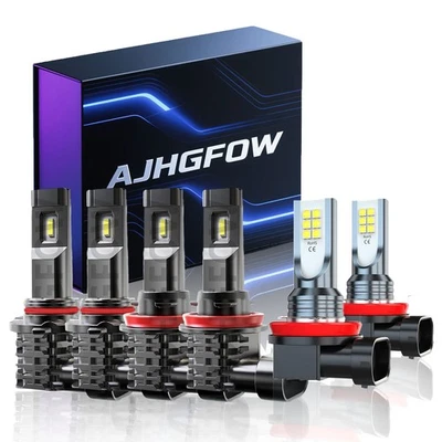 Faro LED + bombillas antiniebla para Honda Accord Crosstour 2010-2011 hatchback de 4 puertas Foto 1 de 4