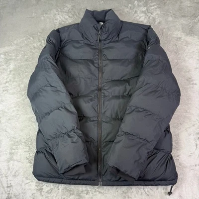 Chaqueta Gymshark Para Hombres XL Negra Puffer Cremallera Completa Acolchada Cálida Abrigo de Invierno Exterior Foto 1 de 4