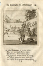 Antique Profession Print-INN-HANDBALL-St. Clara-1758
