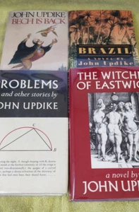 John Updike Hardcover Lot w/ 1st Editions Bech, Brazil, Witches, Problems - Bild 1 von 7