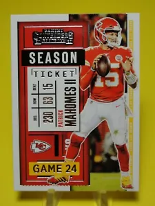 2020 PANINI CONTENDERS PATRICK MAHOMES #2 SEASON TICKET GAME 24 - Picture 1 of 2