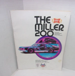 Vtg. 1976 The Miller 200 Late Model National Championship Stock Car Race Program - Picture 1 of 3