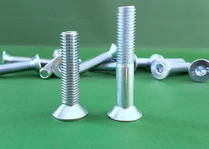 Viti svasate esagono interno ISO 10642 DIN 7991 testa svasata 10,9 galv. zincato M12 - Foto 1 di 2