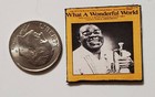 Dollhouse Miniature Record Album 1" 1/12 scale Music Louis Armstrong Wonderful Y