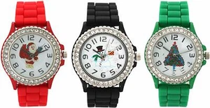 Reloj Blekon Collections Analógico Qrtz Mujer Navidad Temática Dial Correa Silicona - Imagen 1 de 36