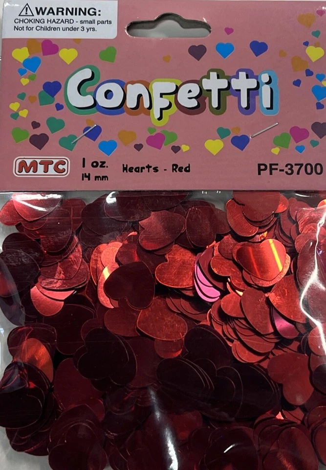 Confeti Corazones Rojos  Foto 1 de 2