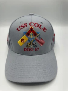 The Corps USS Cole DDG 67 DCTT Light Gray Baseball Cap Hat One Size - Picture 1 of 7