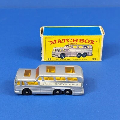 Matchbox Lesney No 66 C Greyhound Coach Reisebus BOX OVP TOP - Bild 1 von 4