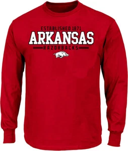 Arkansas Razorbacks Herren Cardinal Stadium Langarm T-Shirt - Bild 1 von 5