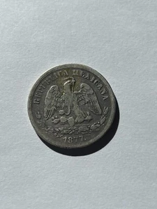 SILVER 1887 Mexico 50 Centavos - Picture 1 of 2