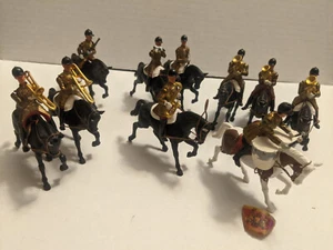 10 Pieces VTG Britains LTD Mounted Band of The Household Cavarly - UK Military - - Picture 1 of 7