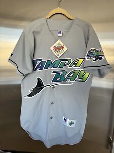Vintage 90s Tampa Bay Devil Rays 1998 Inaugural Season Authentic Jersey 40 NWT
