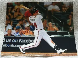 Atlanta Braves Martin Prado signiertes 8 x 10 Foto Auto - Bild 1 von 1