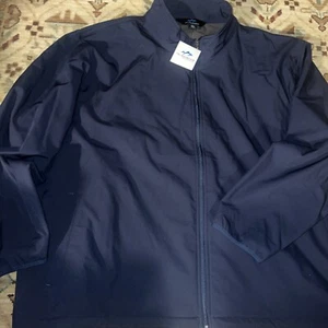 NWT TRI-MOUNTAIN Softshell JACKET Water-Resistant NYLON OUTER Sz 6XL Navy Blue - Picture 1 of 6