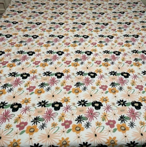 Nueva sábana plana colorida floral tamaño queen - Imagen 1 de 5