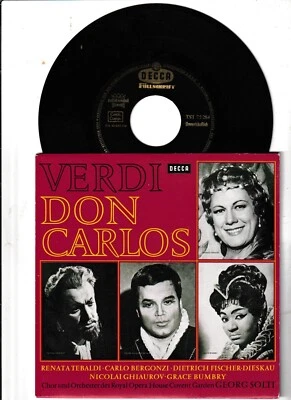 7" Giuseppe Verdi - Don Carlos - J.S. Bach  Johannes Passion.. - Bild 1 von 2