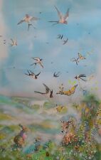  Kay Dawson watercolours  A3 Welcome Spring  WATERCOLOr